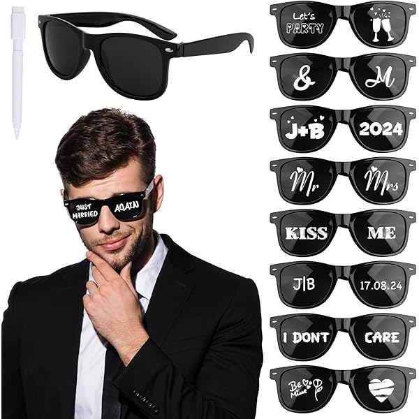 Occhiali Da Sole Festa 'Kiss Me' - Accessorio Per Carnevale, Halloween, Discoteca E Party - Foto 6