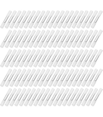 Lötverbinder Rot 3 Mm Für Kabel 0,5-1,5 Mm² | Schrumpfverbinder Mit Lötzinn, Wasserdicht | Menge Wählbar: 10, 25, 50, 75 Oder 100 Stück