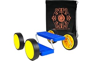 LEISURE GO AND CASCADE JUGGLING Pedal Go - Fun Balance Prop Step Fun Wheels - Includes Cascade Bag