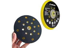 Biglumin Schleifteller - Pneumatische Schleifscheibe 150 mm, Handschleifscheibe, für Festool schleifteller RO1/RO2E/RO150E/ES150/ET2/LEX150LET/WTS 150/Rotex 150/RO 150 EQ Weich Schleifteller.