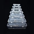 Aegan Plastic boxes for storage, Set of 7 transperent organisers storage box for medicine, boutique, Art & craft. Stationery storage box.