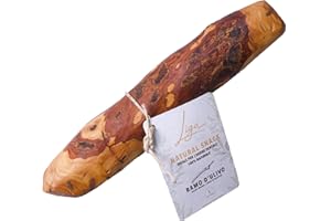 Ligo-ramo di olivo, giocattolo morditore per cani, naturale al 100%, ideale per l'igiene dentale (L 221-450 gr)