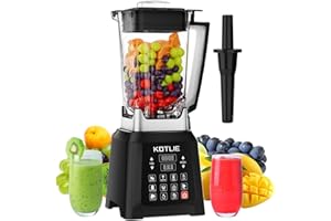 KOTLIE Batidora de Alta Velocidad de 2000W con 8 Programas Preestablecidos