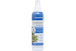 ‎HERBAL TIME Herbal Time Chinin Haarwasser | Anti-Haarausfall Behandlung | Kraftvolles und Glänzendes Haar | ohne Parabenen, Silikone, Sulfaten | 200ml