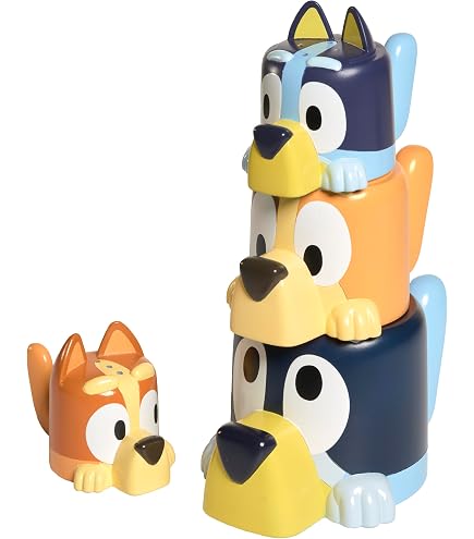 Bluey Weebles Family 4 Figure - Set Regalo Con Bluey, Bingo, Chilli E Bandit, Personaggi Dondolanti Per Bambini 18 Mesi+ - 2