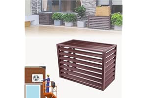 Gguwug 120 * 150 * 70cm copri condizionatore da esterno motore esterno copertura struttura solida facili da montare e utilizzare Supporto Condizionatore da Esterno, Copertura AC in Alluminio