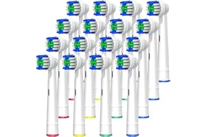 FIRIK Aufsteckbürsten Ersatzzahnbürsten Ersatz Zahnbürsten für Oral-B elektrische Zahnbürsten 16 Stück