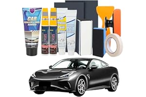 WVWMYM Rimuovi Graffi Auto,Kit Graffi Auto,Vernice Auto per Ritocchi,Adatto Graffi Carrozzeria Auto di Ramoscelli Graffi di Unghie Usura Strisce,Togli Graffi Automobile(Grigio Argento+Grigio Titanio)