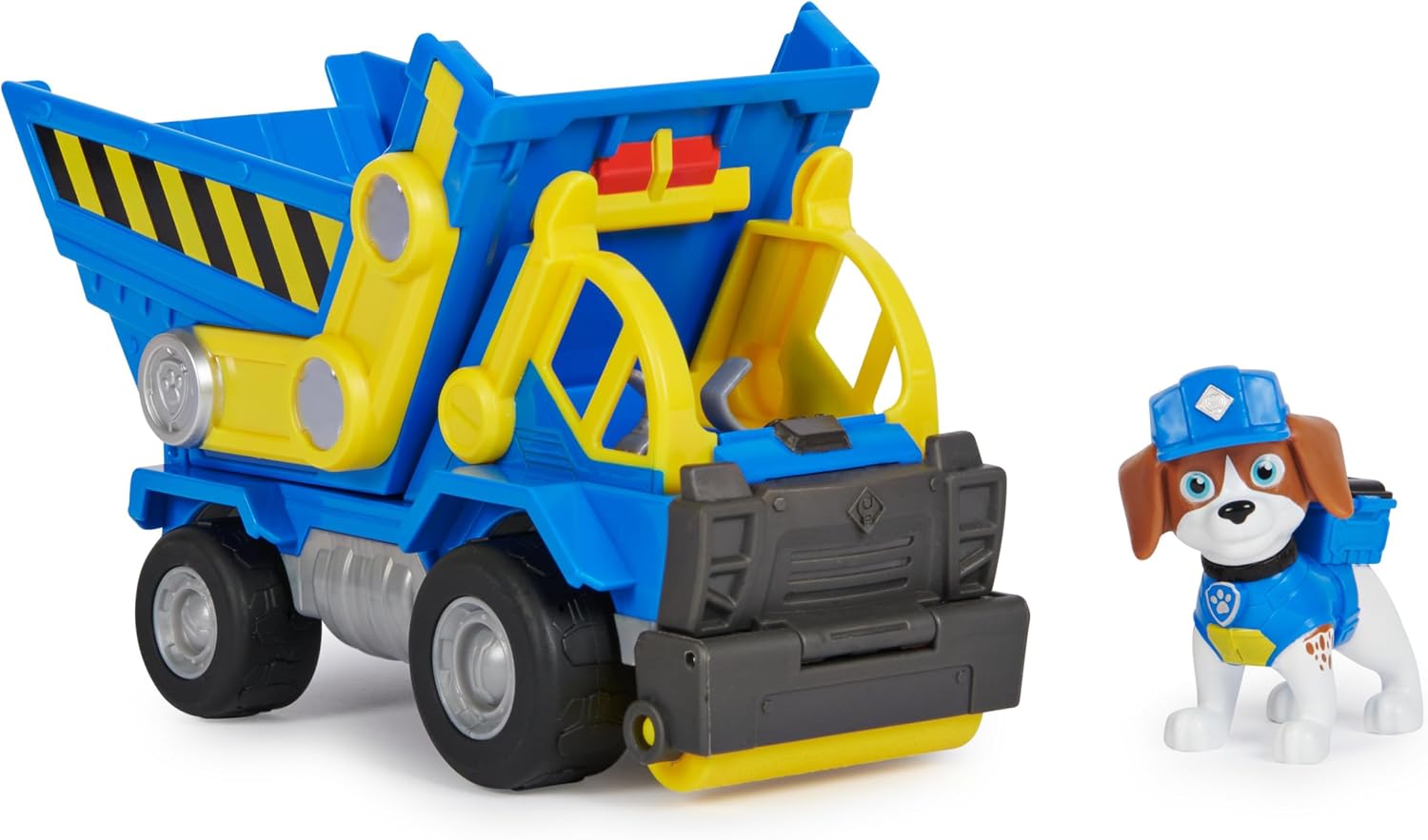 Rubble & Crew - Pack Camión y Figura Wheeler - Patrulla Canina Juguetes - 6066528 - Juguetes Niños 3 años + - Regalo Niño 3 años +