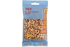 ‎HAMA PERLEN Hama Perlen 207-61 - Bügelperlen im Beutel, ca. 1000 Stück, gold, Goldfarben, Einheitsgröße