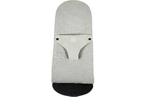 FUN*DAS BCN Fundas BCN ® - F185/0393 - Housse pour Transat Babybjörn ® Balance ® Soft ® et Bliss ® - Convient à tous les modèles - Imprimé Kodak Stripes