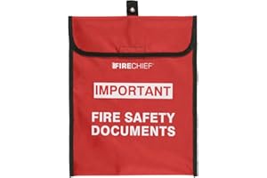 Firechief HSDA4 Soft Pack Document Holder, A4, Red