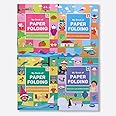 Navneet My Book Paper Folding – Set of 4 books – with Craft Papers- Paper Origami for Beginners- Step by step illustrated instructions - DIY - Origami projects - Simple themes