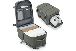 BJLFS Borse da Cabina per Ryanair 40x20x25 Bagaglio a Mano Zaino Borsa Zaino da Viaggio, Zaino da trekking,da uomo, zaino casual per laptop da 14 pollici per scuola con porta di USB