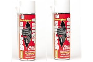 151 PRODUCTS Scotvision® 2 x Gorilla Filler Expanding Foam Gap Airtight Crack Seals Weather Proof 750ml.