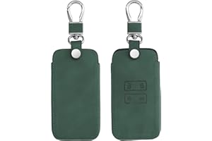 kwmobile Cover copri-chiave compatibile con Renault con 4 tasti Smart Key (solo Keyless Go) - Guscio protettivo chiavi auto in pelle PU Nabucco per telecomando macchina