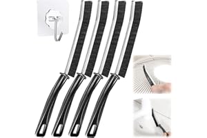 Atuoxing 4PCS Cepillo de Limpieza de Huecos, Limpiador de Juntas de Azulejos, Cepillo de Limpieza para Lechada de Cerdas Rígidas, Cepillo Limpieza Hogar Multifuncional para Baño y Cocina (4pcs)