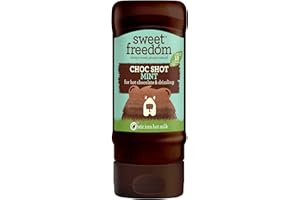Sweet Freedom CHOC SHOT Mint - 320 g | Natural Great Taste With Sweetness Derived from Fruit | Ideal for Coffee, Baking & Dessert | No Preservatives or Allergens | Vegan | Only 13 Cal Per Teaspoon