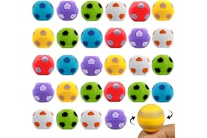 Yeefunjoy 30pezzi Fidget Finger Hand Toy Mini Giocattoli da Calcio Palloni Calcio Fidget Toys per Adulti e Bambini, Regali per Feste Antistress Bomboniere per Compleanno Festa di Natale