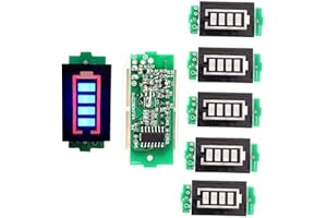 HAYATEC 18650 Li-po Lithium Battery Capacity Indicator Module Meter Power Level Display Board (5)