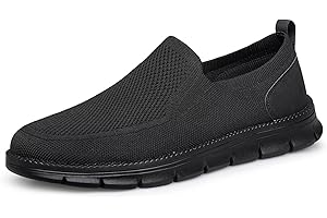ADQ Herren Slip On Loafer Mokassins Flache Slipper Atmungsaktiv Bequeme Casual