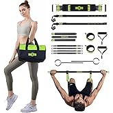 INNSTAR Upgraded Portable Home Gym 5.0, Adjustable Bench Press Resistance Bands,Full Body Workout Strength Training Equipment