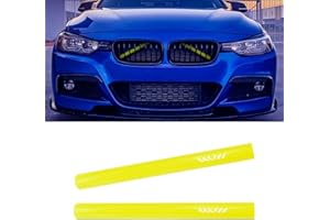 SHSBSCAR M-Sport V Brace Grille Inserts Stripes Trim, per BMW 3/4 Series F30 F32 320 328i 330 335 428 435 griglia anteriore Trim Stripes Cover (Giallo)