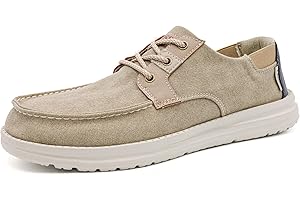 LEOSS ORIGINAL Chaussures de Bateau pour Homme Mocassins Homme Chaussures d’été Hommes Respirantes Confortables