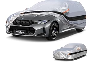 Holthly 10 strati Telo Copriauto per BMW Serie 3 Touring/wagon 318/320/330/G21/F31/E91(2005-2025),100% copertura auto impermeabile,Telo Copri Auto per Esterno.
