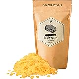 beegut Bienenwachs Pastillen - 100% natürliches Bienenwachs - perfekt für Kosmetik, Bienenwachstücher oder als Kerzenwachs - 