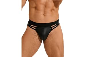 comeondear Jockstrap herr stringtrosa svart låg midja tanga trosor
