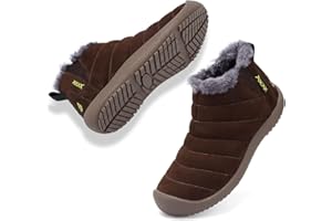 VLOOKST Botas de Nieve Hombre Impermeable Invierno Botines Aire libre Antideslizante Botas de Moda Calentar Forrado Botas para Nieve Pantuflas Zapatillas de Casa Alta Tallas 39-48