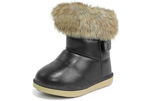 WYSBAOSHU Unisex Stivali Neve Bambini Stivaletti Ragazze Ragazzi Doposci Scarponcini Imbottiti di Pelo Scarpe Invernali Comodi Caldi e Antiscivolo