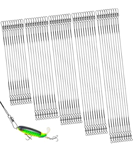Bas De Ligne Acier Daiwa Prorex 7x7 – 30 Cm, 10 Kg, Noir – Pour Pêche Au Leurre Et Carnassiers
