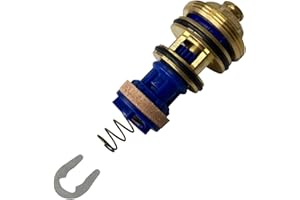 TECURO OTTO HAAS 6033 Innenteil für Grohe Urinal-Spüler 505 ab Bj. 1985 komplett für 9311987 (37017000) Ref.: 43812000, Messing