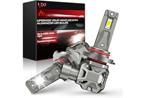 AUXIRACER HB3/9005 LED 3000LM, 120W 600% Light 6500K White Anti-Error Extremely Bright HB3/9005 Headlight Conversion Kit, for Halogen and Xenon Auto Lamps (2 Set)