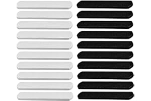 Reccisokz - Nastro riduttore in feltro riduttore per cappelli, berretti, 20 pezzi, colore: bianco e nero