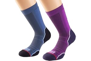 1000 Mile damskie podwójne opakowanie Trek Walking skarpety