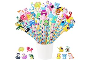 Gudotra 40 Pezzi Matite Gadget Compleanno Bambini Matite Animali per Bambini Regalini Fine Festa Compleanno Matite Colorate Pensierini Compleanno Dopo Festa