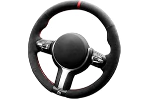 ‎ALFANXI Alfanxi Lenkradbezug für BMW F30 F31 F34 F10 F11 F07 F12 F13 X3 X4 X5 X6 F16 F20 F21 M135I 140I X1 X2 (Rot gestreift)