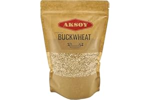 AKSOY Buckwheat 1.25KG | Hulled Buckwheat Groats – Raw, Vegan & Non-GMO | Great for Porridge, Salads, Granola Bars, Baking & More | Whole Grain Alternative to Rice
