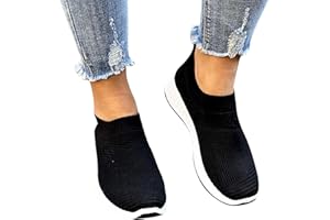 ‎FANNYFUNY Fannyfuny Laufschuhe Damen Sneaker Running Tennis Schuhe Luftkissen Arbeitsturnschuhe Lässige Slip On Walkingschuhe Elegante Schuhe Trekkingschuhe Outdoor Joggen Running Schuhe Tennis Atmungsaktiv