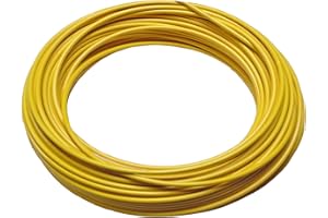 RINTALEN Guaina GIALLO Teflon 5mm Filo Freno Bici MTB - CITY BIKE - GRAZIELLA - OLANDA 1 Metro