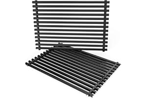 onlyfire 7525 ruszt do grilla gazowego Weber Spirit E310, E320, S310, S320, S320 (z przednimi gałkami palnika), emaliowana porcelanowa kratka grillowa, prostokątny, zamiennik rusztu