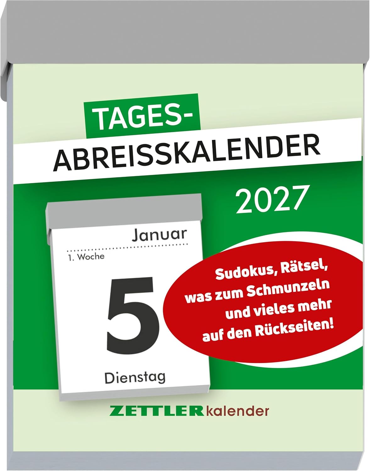 Technische Daten & Spezifikationen : Tagesabrei kalender M 2027 Abrei kalender 5 x