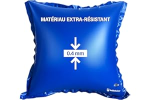 Veddelholzer XXL 120 x 120 cm Coussin d'air de piscine. Accessoire parfait pour la couverture de la piscine en hiver et par mauvais temps.