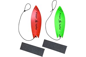 FOHYLOY Miniatur Surfboard, Mini Fingerspitzen Surfbrett, Stressabbau Surfbrett Spielzeug Deck Finger Surfbrett Kreatives Surfspielzeug überall und Jederzeit für Kinder Jugendliche (Farbe B)