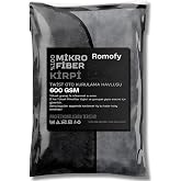Romofy Ara&ccedil; Kurulama Havlusu 50x70 Cm | 600 GSM &ndash; Premium &Ccedil;ift Taraflı Ultra S&uuml;per Emici Oto Yıkama Havlusu, &Ccedil;izmeyen B&uuml;k&uuml;ml&uuml;