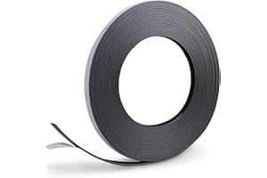 OCEUMAOA Magnetklebeband Magnetband Selbstklebend Starke Magnetstreifen Gegenseitiger Anziehung Hervorragend für Moskitonetze Fliegengitter Fenster und Türen（10m）