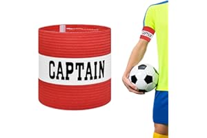 Mezeic Unisex Captain's Armband for Football, Adult & Junior Elastic Soccer Captain Armbands Team Sports Accessories